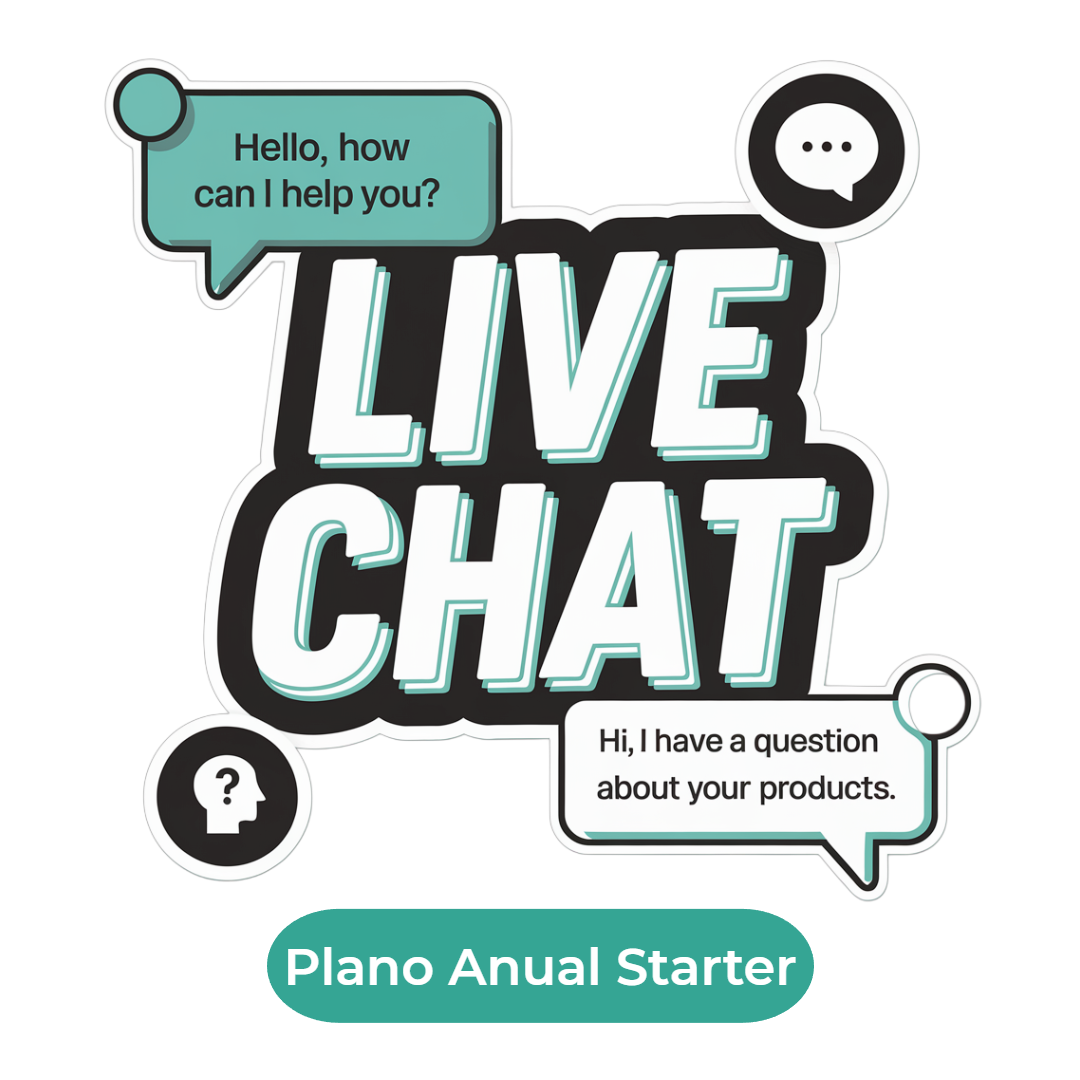 Plano Anual Starter - Chat Ao Vivo | Annual Starter Plan – Live Chat