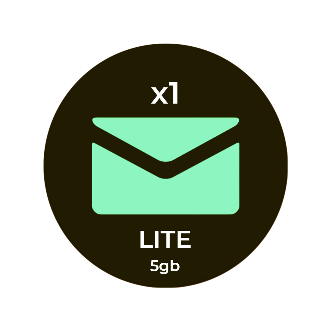 Plano Lite de 1 Caixa de E-mail