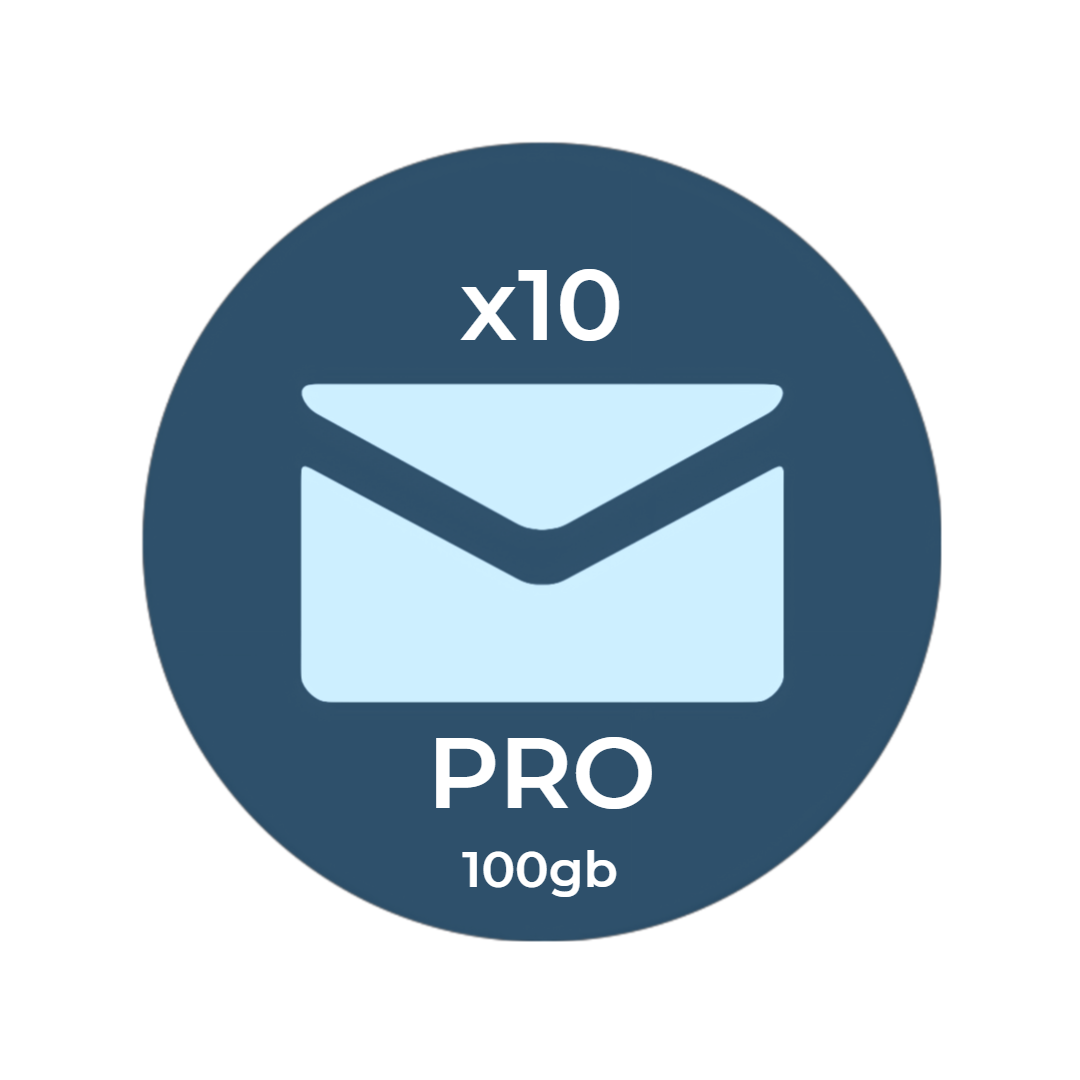 Plano Profissional de 10 Caixas E-mail