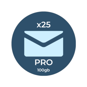 Plano Profissional de 25 Caixas E-mail