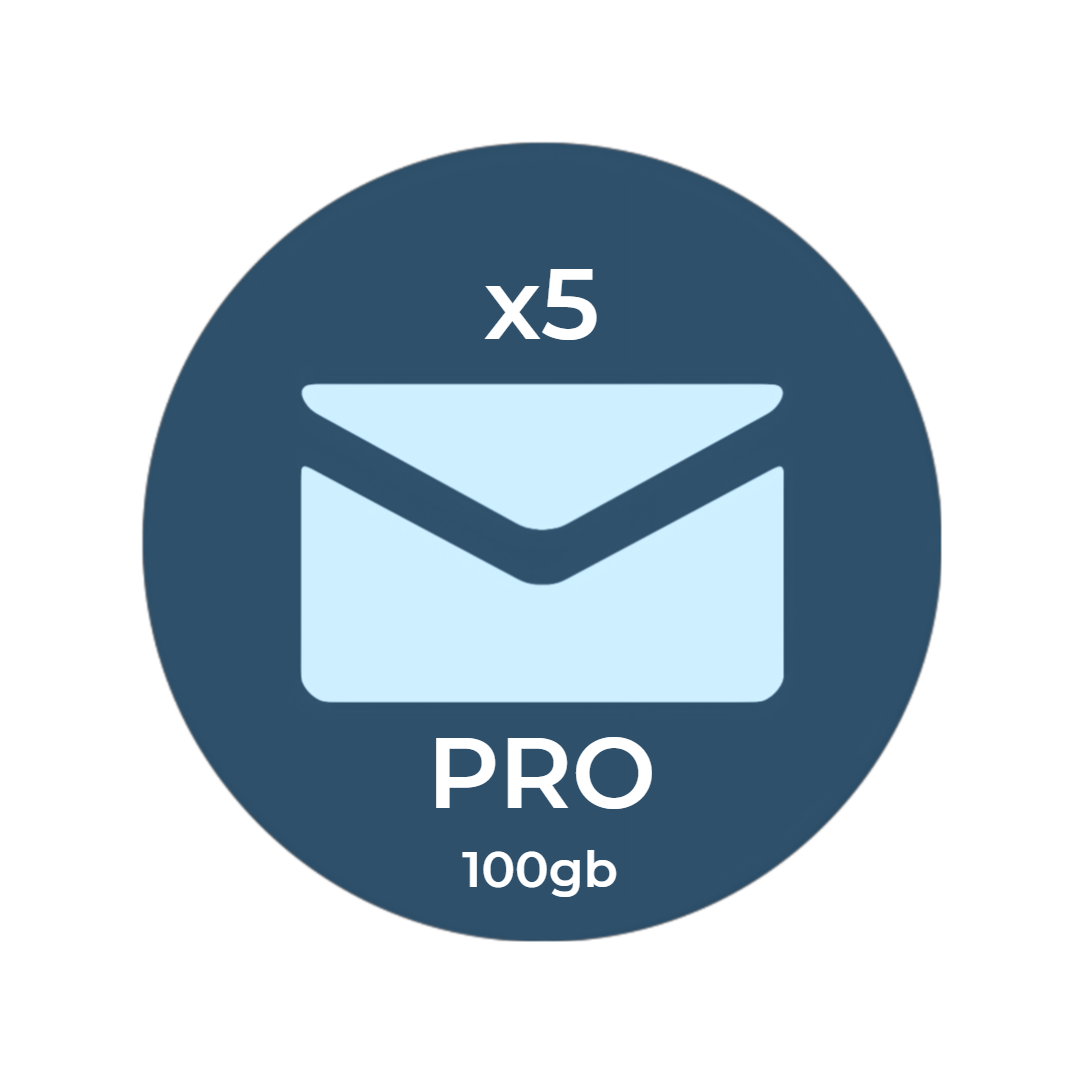 Plano Profissional de 5 Caixas E-mail