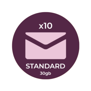 Plano Standard de 10 Caixas de E-mail
