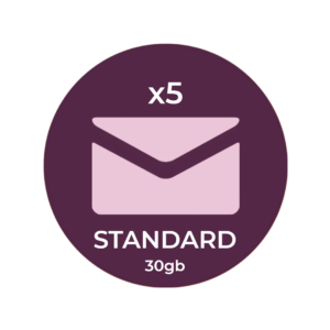 Plano Standard de 5 Caixas de E-mail