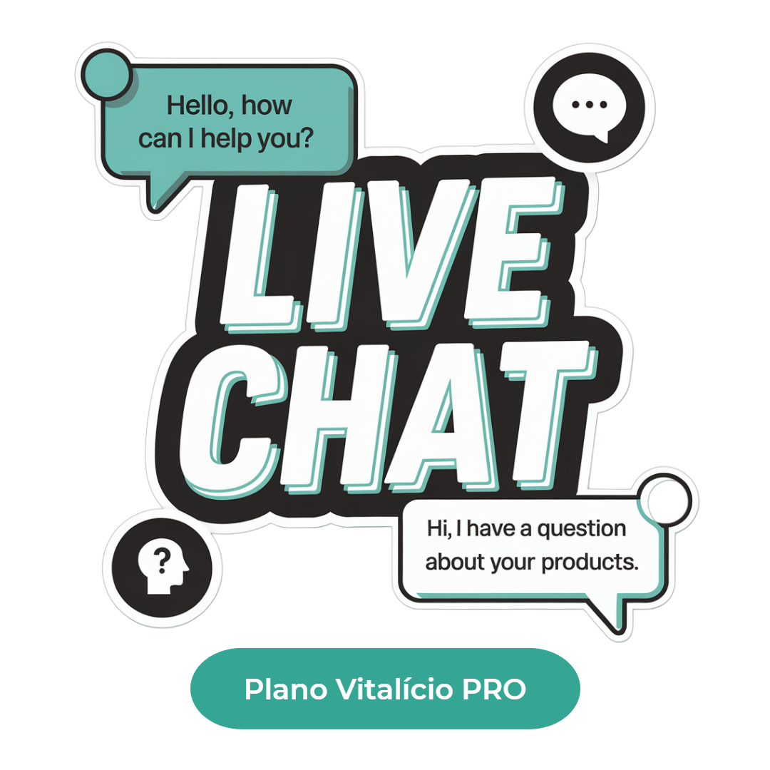 Plano Vitalício PRO - Chat Ao Vivo