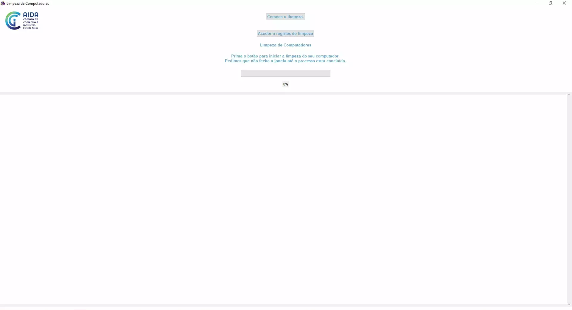 Desenvolvimento de aplicativo Python para a Limpeza dos Computadores