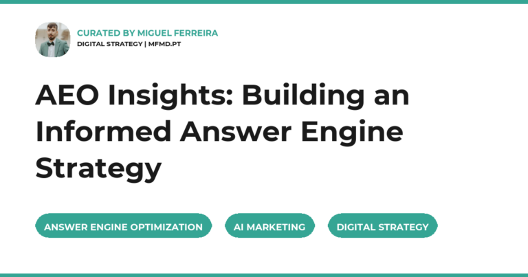 AEO Insights: Building an Informed Answer Engine Strategy