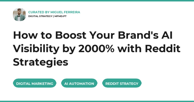 How to Boost Your Brand's AI Visibility by 2000% with Reddit Strategies