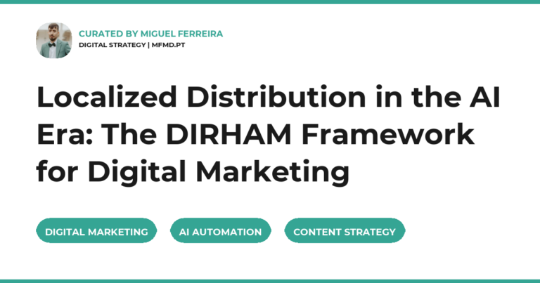 Localized Distribution in the AI Era: The DIRHAM Framework for Digital Marketing