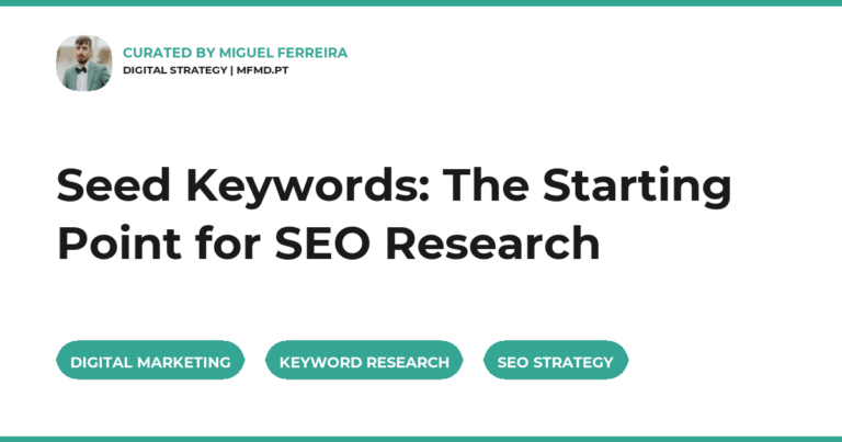Seed Keywords: The Starting Point for SEO Research