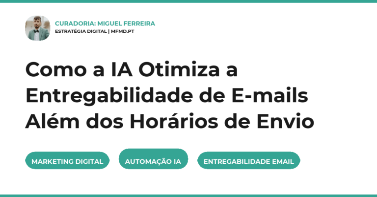Como a IA Otimiza a Entregabilidade de E-mails Além dos Horários de Envio