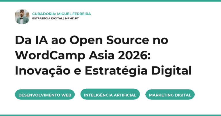 WordCamp Asia 2026, inteligência artificial, WordPress empresarial, open source, desenvolvimento web