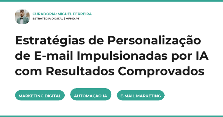 Estratégias de Personalização de E-mail Impulsionadas por IA com Resultados Comprovados