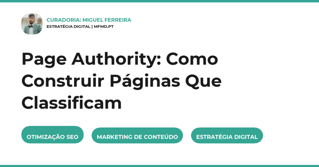 Page Authority: Como Construir Páginas Que Classificam