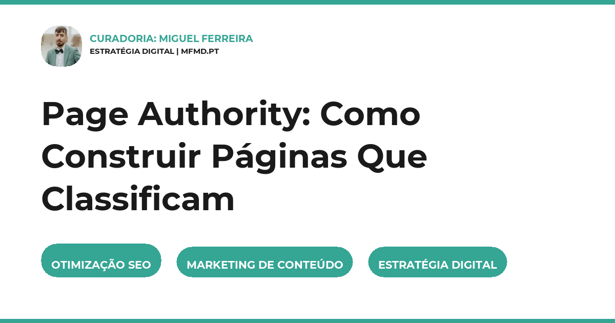 Page Authority: Como Construir Páginas Que Classificam