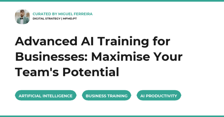 Advanced AI Training for Businesses: Maximise Your Team's Potential