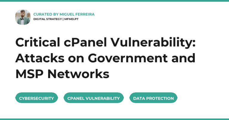 Critical cPanel Vulnerability: Attacks on Government and MSP Networks