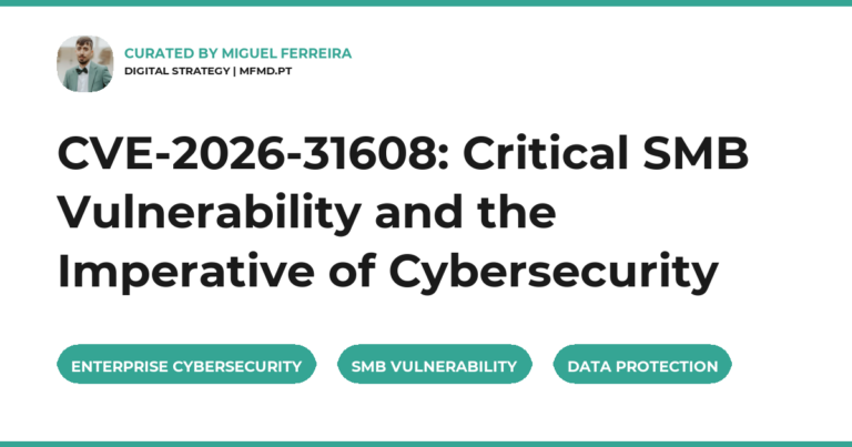 CVE-2026-31608: Critical SMB Vulnerability and the Imperative of Cybersecurity