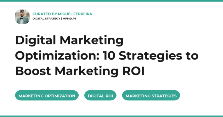 Digital Marketing Optimization: 10 Strategies to Boost Marketing ROI
