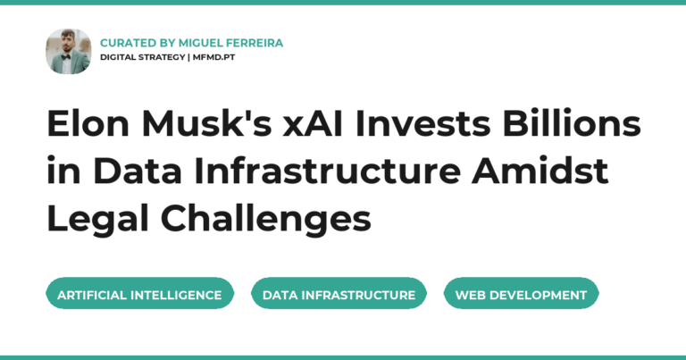 Elon Musk's xAI Invests Billions in Data Infrastructure Amidst Legal Challenges