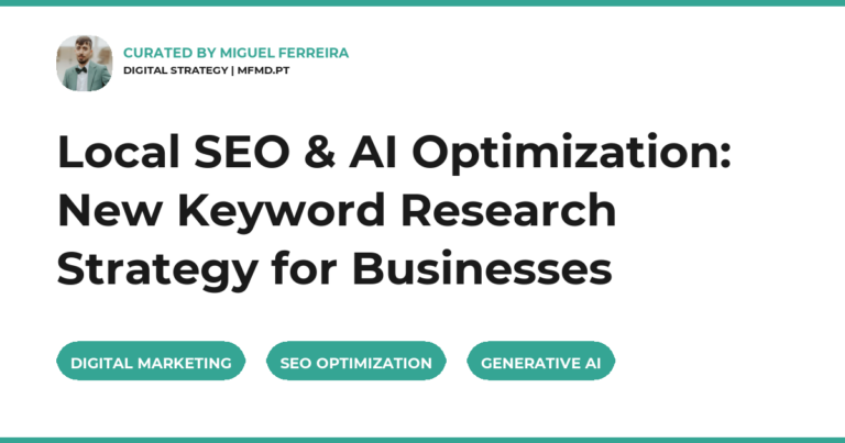 Local SEO & AI Optimization: New Keyword Research Strategy for Businesses