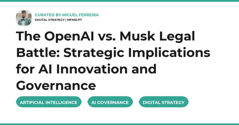 The OpenAI vs. Musk Legal Battle: Strategic Implications for AI Innovation and Governance