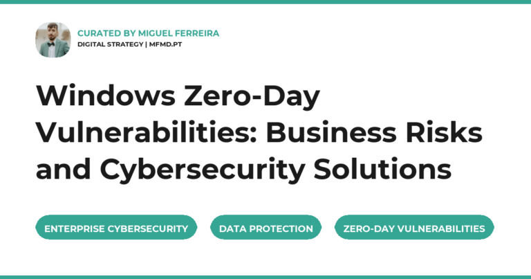 Windows Zero-Day Vulnerabilities: Business Risks and Cybersecurity Solutions