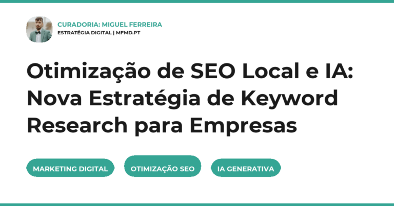 Otimização de SEO Local e IA: Nova Estratégia de Keyword Research para Empresas
