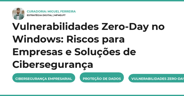 Vulnerabilidades Zero-Day no Windows: Riscos para Empresas e Soluções de Cibersegurança