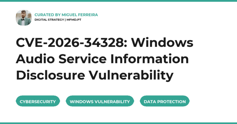 CVE-2026-34328: Windows Audio Service Information Disclosure Vulnerability
