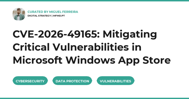 CVE-2026-49165: Mitigating Critical Vulnerabilities in Microsoft Windows App Store