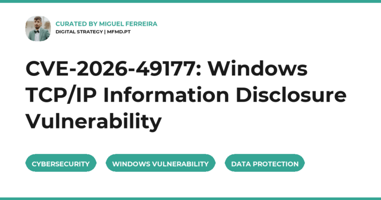 CVE-2026-49177: Windows TCP/IP Information Disclosure Vulnerability