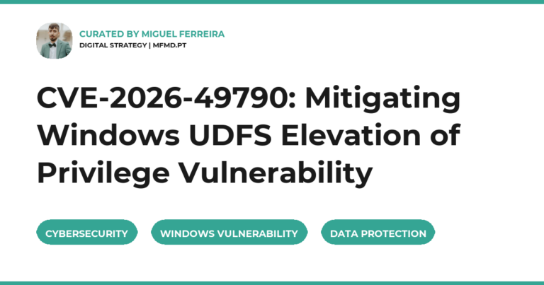 CVE-2026-49790: Mitigating Windows UDFS Elevation of Privilege Vulnerability