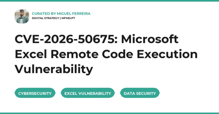 CVE-2026-50675: Microsoft Excel Remote Code Execution Vulnerability