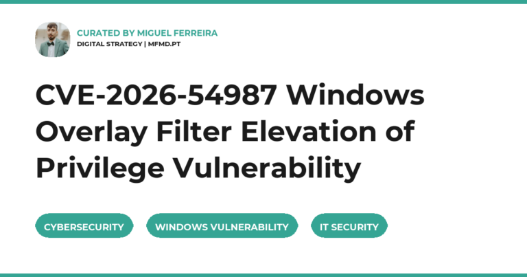 CVE-2026-54987 Windows Overlay Filter Elevation of Privilege Vulnerability