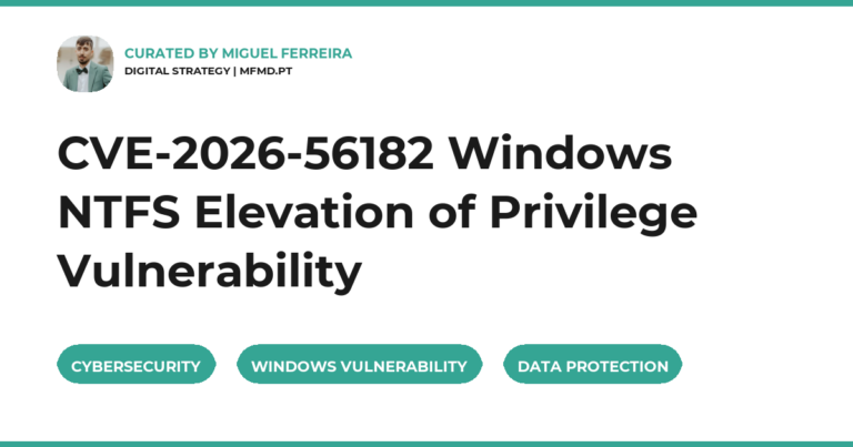 CVE-2026-56182 Windows NTFS Elevation of Privilege Vulnerability