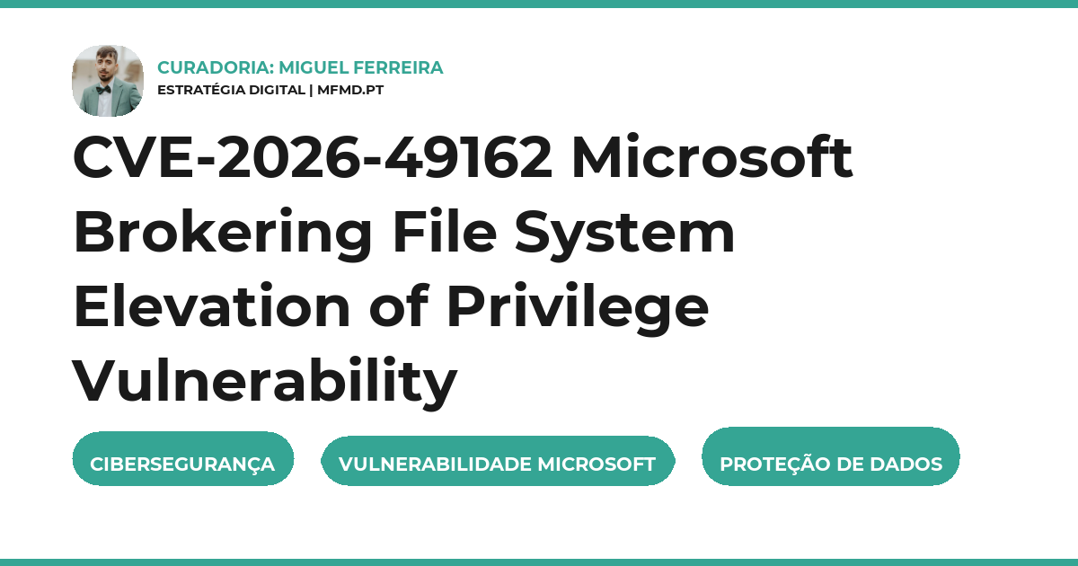 CVE-2026-49162 Microsoft Brokering File System Elevation of Privilege Vulnerability