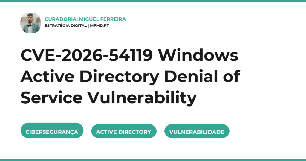 CVE-2026-54119 Windows Active Directory Denial of Service Vulnerability