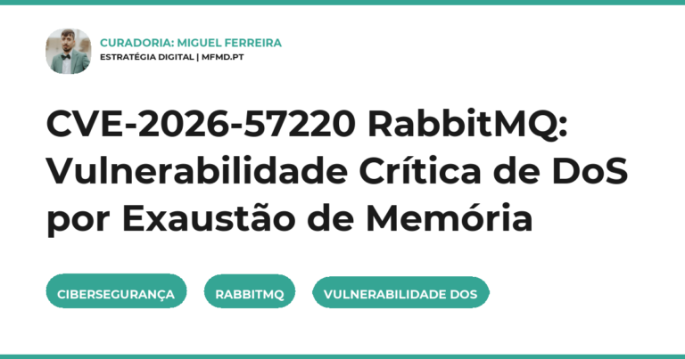 CVE-2026-57220 RabbitMQ: Vulnerabilidade Crítica de DoS por Exaustão de Memória