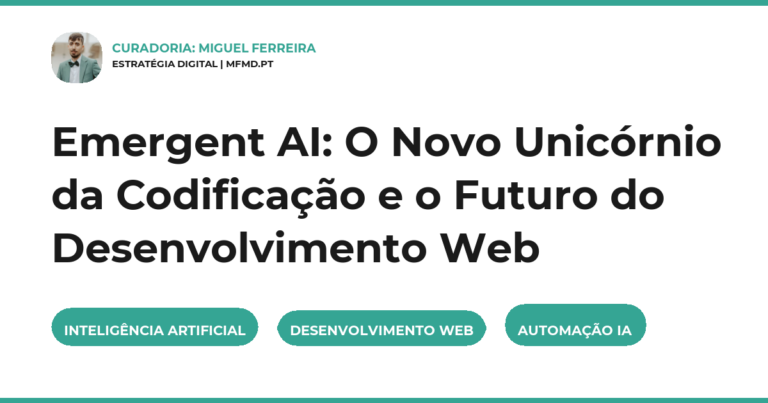 Emergent AI: O Novo Unicórnio da Codificação e o Futuro do Desenvolvimento Web