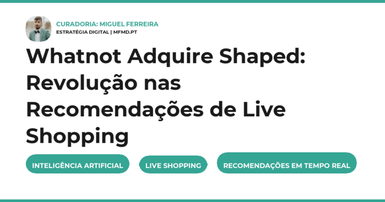 Whatnot Adquire Shaped: Revolução nas Recomendações de Live Shopping